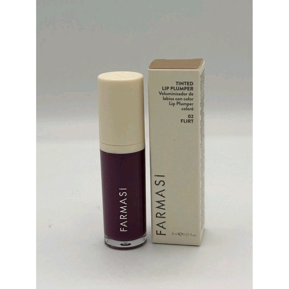 Farmasi Tinted Lip Plumper Flirt 02 NEW In Box, 0.27 fl oz Gloss - Picture 3 of 4